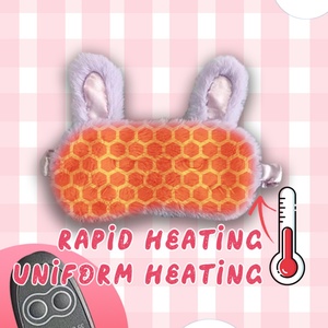 Cute <b>Usb</b> Heat Eye Mask Adjustable Temperature GrapheneFar Infrared <b>Heating</b> Plush Eye Mask Stimulate the Circulation of Blood - Product Image 2