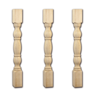 Venta caliente Pilares de barandilla de madera CNC tallado diseño de <span class=keywords><strong>pilar</strong></span> de madera para Barandilla de escalera - Product Image 2