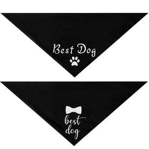 חתונה שמח להציע נישואין לוגו מותאם אישית כלב סובלימציה 100% פוליאסטר עבור סתיו החורף הקיץ חיית המחמד אבזר - Product Image 5