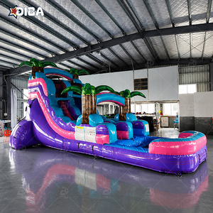 <span class=keywords><strong>Toboggan</strong></span> aquatique gonflable personnalisé pour enfants, <span class=keywords><strong>toboggan</strong></span> aquatique pour enfants pour terrain arrière - Product Image 3