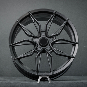 ล้อฟอร์จสีดำเงาทั้งหมด ขนาด 17" 18" 19" 20" 21" 5x100 5x105 5x108 5x110 5x112 5x114.3 5*120 5*127 สำหรับรถยนต์นั่งส่วนบุคคล - Product Image 3