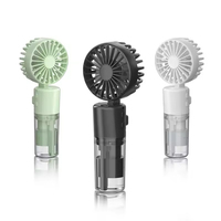 Ventilateur portable à pulvérisation d'eau, humidificateur rechargeable, ventilateur de cou suspendu, brumisateur d'été portable pour l'extérieur