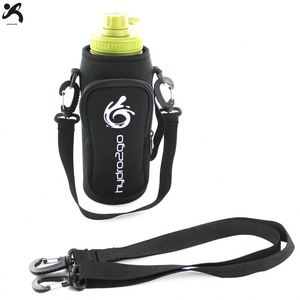 Pochette pour bouteille d'eau en néoprène, porte-bouteille d'eau pour la salle de sport avec support pour téléphone - Product Image 4