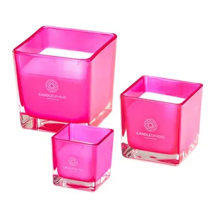 Vela de cristal CUBE, merchandising personalizado - Product Image 1