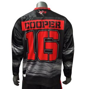 เสื้อเจอร์ซีย์ฮ็อกกี้น้ำแข็งสำหรับผู้ชายเสื้อเจอร์ซีย์เล่นกีฬาแบบสั่งทำ - Product Image 4