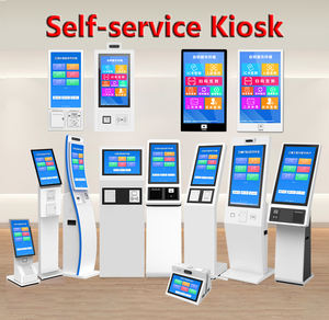 Kiosque de gestion de file d'attente à écran tactile vertical multi-tailles de 17 à 43 pouces avec imprimante thermique de 80 mm, système d'exploitation Android Windows - Product Image 2