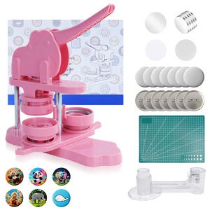 Kit de fabrication de boutons personnalisable MareX DIY en acrylique transparent, réglable manuellement, 58 mm/2,25 pouces, pour la fabrication de boutons - Product Image 2