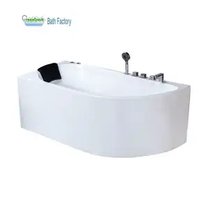 CE 1600X750x580mm Acrylic Free Standing Bath Corner Freestanding Soaking And Shower Bathtub For Adult