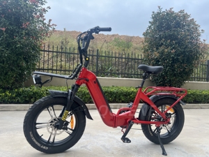 Queene 2024 Super Promotion 750 Watt Gros Pneu Neige Vélo Électrique Pliable Beach Cruiser Ebike Pour Les Femmes - Product Image 5