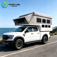 Tente de toit rigide toutes saisons imperméable pour camionnette, tente de camping pour benne de pick-up