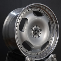Vente en gros de jantes vintage de 17 à 19 pouces 5X112 pour Mercedes Benz W124 W140 W201, finition chromée, jantes en alliage