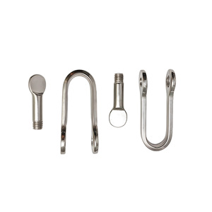 Xinghai 316 Stainless Steel D Shape Shackles M20 With Screw <b>Collar</b> <b>Pin</b> For Yacht Rigging - Product Image 1