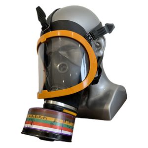 Masker Gas kimia Anti-gas wajah penuh masker Gas sipil pemasangan depan dapat digunakan kembali <span class=keywords><strong>Respirator</strong></span> silikon hitam CE pengiriman cepat CN; Ayam - Product Image 4