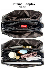 New Crossbody Bag Middle Aged Women's Embroidered Thread Small <b>Square</b> Bag Women's Single Shoulder Bag - Product Image 6