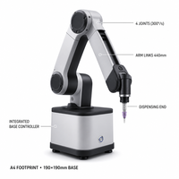 Bras robotisé de bureau industriel à 4 axes DR4 pour le dosage de précision des composants, avec une charge utile de 500 g et une portée de 440 mm