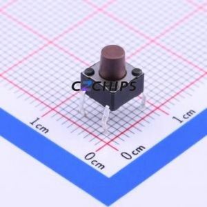 DTS-63N-S-V Tactile Switch Through hole Component (THT)-4P,6.2x6.2mm Switch Single Pole Single Throw Round Button 6.2mm 6.2mm - Product Image 1