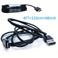 Kabel pengisi daya cepat, kabel pengisi daya USB C Tipe C 1.2M untuk Samsung dan Android