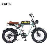 Vélo électrique 48V tendance avec pneus larges 20x4.0, adapté à la conduite hors route et en montagne en hiver, idéal pour les aventures en plein air.