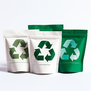 Paquete con cierre de cremallera Bolsa Embalaje personalizado Pescado Pequeña empresa Grado alimenticio Cremallera Bolsa de pie para paquete de alimentos - Product Image 1