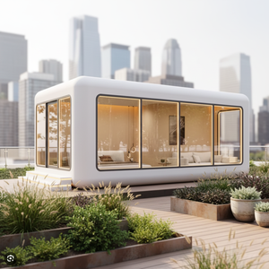 Luxe geluidsisolerende toeristische resort vakantievilla, moderne prefab tijdelijke woonruimte van Apple Cabin - Product Image 2