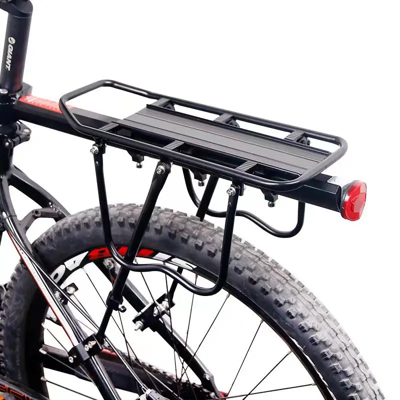 Productos populares Bicicleta Carga Hoja reflectante Equipo de ciclismo Liberación rápida Soporte trasero de bicicleta de aluminio