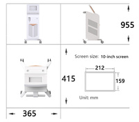 Boîtier moulé par injection en plastique ABS OEM pour chariot vertical, dispositifs de beauté et médicaux, boîtier personnalisé
