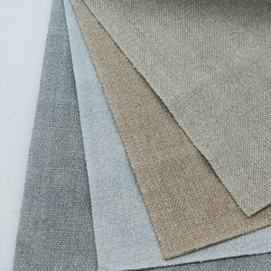 Tela de Lino 100% Orgánico al por Mayor, con Textura Rica, para <span class=keywords><strong>Tapicería</strong></span>, Cortinas, Fundas de Almohada, Bolsas y Muebles - Product Image 3