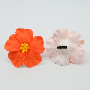 กิ๊บติดผมดอก<span class=keywords><strong>ชบา</strong></span>ฮาวาย LUYI-Hibiscus Rosa-sinensis <span class=keywords><strong>ขาย</strong></span>ส่งยอดนิยม ของตกแต่งงานแต่งงาน ของตกแต่งงานปาร์ตี้ ดอกไม้ประดิษฐ์ - Product Image 2