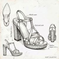 Chaussures de mariage élégantes et sexy QUEENIGMA à talons plateforme carrés argentés effet miroir avec bride en T et paillettes