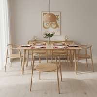 Chaise de salle à manger en bois massif de frêne au design moderne pour le salon, la cuisine, la chambre à coucher ou la villa-Mobilier polyvalent pour restaurant