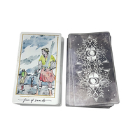 Cartes de tarot imprimées offset avec design entièrement personnalisé, jeux de cartes d'affirmation sur carton