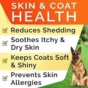 Integratori Personalizzati per la Cura della Salute degli Animali Domestici: Favoriscono la Pelle e il Manto Sani di Cani e Gatti con Omega 3 6 9 - Product Image 4