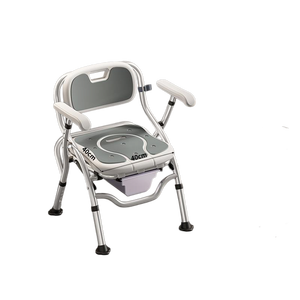 Elderly wheeled household mobile toilet bathroom <b>bath</b> chair disabled toilet - Product Image 1
