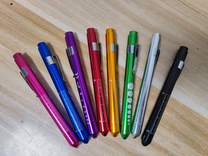 Pluma tipo bolsillo de aluminio linterna médica antorcha otoscopio linterna LED oftalmoscopio para médico enfermera primeros auxilios de emergencia - Product Image 6