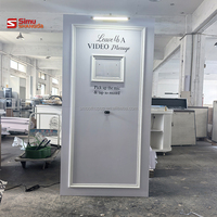 Perekam Pesan Pernikahan Buku Tamu Audio Video, Booth Video Berdiri untuk Acara Pesta