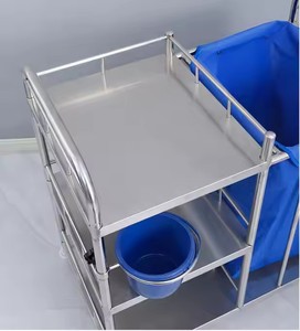 Hot Selling Hospital Nursing Cleaning <strong>Trolley</strong> <strong>Dressing</strong> <strong>Trolley</strong> Hospital Furniture Linen Cart - Product Image 5