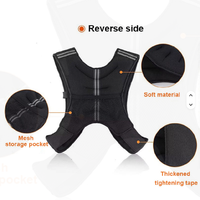 Gilet lesté en sable de fer pour hommes et femmes, 6-30 lb, pour la course à pied, l'exercice, la remise en forme, l'entraînement