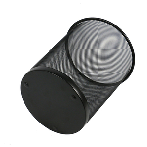 Cestas de <span class=keywords><strong>Basura</strong></span> para <span class=keywords><strong>Reciclaje</strong></span>, Contenedores de Residuos para Oficina y Hogar, <span class=keywords><strong>Cubo</strong></span> de <span class=keywords><strong>Basura</strong></span> de Alambre, Redondo, Abierto por Arriba - Product Image 6