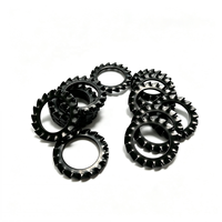 DIN6798A M10 Serrated External Tooth Washer 304 Stainless Steel Anti-Loosening Lock Washer
