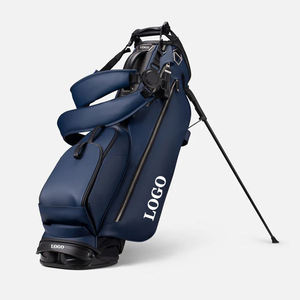 Sac de golf professionnel au design tendance, base renforcée, sac de golf personnalisé en cuir PU, sacs de golf Caddy - Product Image 4