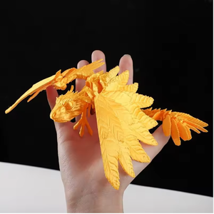 Umweltfreundliches Cartoon-Tier 3D-Gedrucktes PLA Federfliegender Drache Pterosaurier Bewegliches Gelenkmodell Handgefertigtes Geschenkspielzeug - Product Image 5