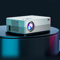 Projecteur LCD LED 4K Full HD 1080 Android 10.0 Stéréo HIFI Haut-parleurs intégrés 150 Lumens Durée de vie de la lampe 30 000h Portable 2.4G/5G Verre