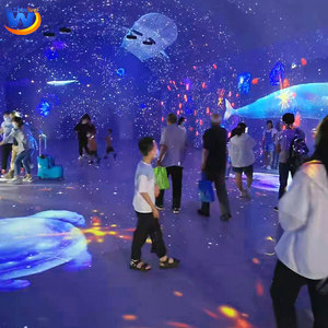 Sistema de Proyección Interactiva 3D para Pared y Suelo, Juego de Realidad Aumentada con Flores para Museos de Arte, Parques Infantiles, Centros Comerciales, Proyección ZW5500 ZW55 - Product Image 5