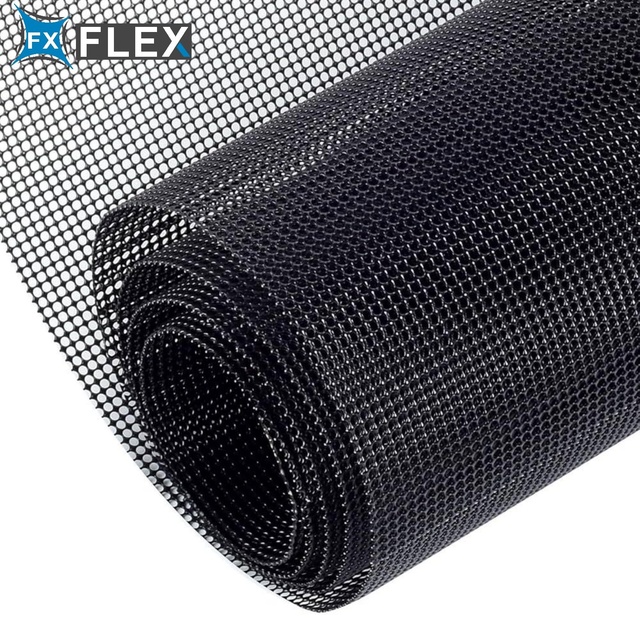 FLFX Breathable Blackout PVC Mesh Fabric Quick Dry Net for Sportswear and Backpack Ventilation