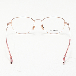 2026 Ultra Light Titanium Ins Style Eyeglasses Fashionable Polygonal <b>Large</b> <b>Frame</b> Elegant Diamond Face Shape for Men Women - Product Image 5