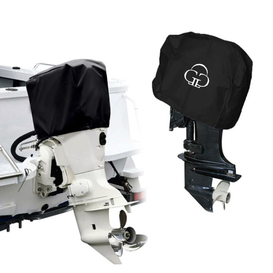 Оптовая цена 210D 600D Оксфордские наружные накладки для мотора лодки наружный солнцезащитный водонепроницаемый защитный чехол для двигателя