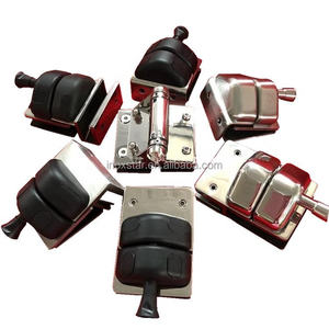 लॉक के साथ उच्च गुणवत्ता पॉलिश स्टेनलेस ग्लास घुड़सवार लैच - Product Image 4