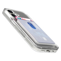 Porte-cartes mat en PC, étui à poussoir avec aimant puissant, lot de 2 supports de cartes, accessoires de téléphone portable, vente en gros