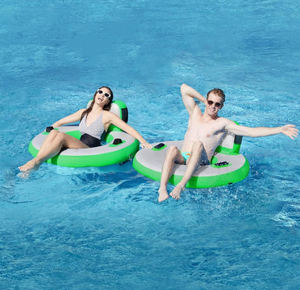 공장 가격 풍선 플로팅 수영장 물 의자 편안한 슬링 시트와 풍선 수영장 안락 의자 - Product Image 1