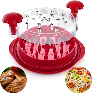 Outil de torsion de bol de poulet de 12 pouces Broyeur de pointes plus longues Outil de poulet Accessoires de barbecue Déchiqueteur de poulet à viande - Product Image 4